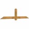 Ekena Millwork Eugene Rough Sawn Timber Gable Bracket, Western Red Cedar, 72"W x 18"H x 2"D x 4"F, 6/12 Pitch GBW072X18X0204EUG00RWR - alternate 5